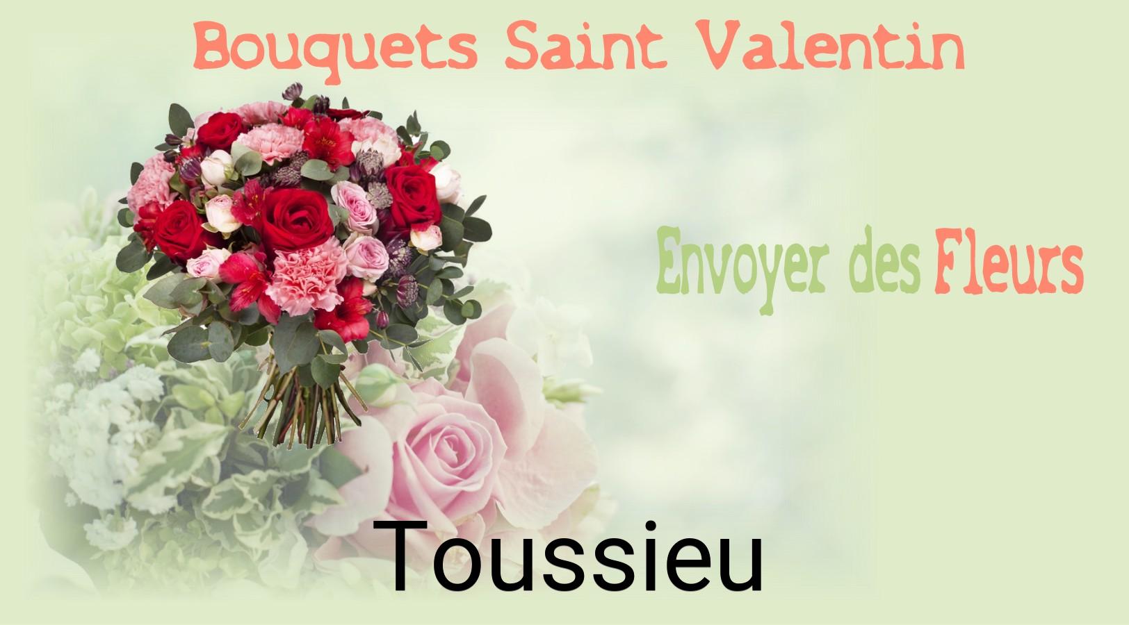 Roses de Saint-Valentin livrées à Toussieu